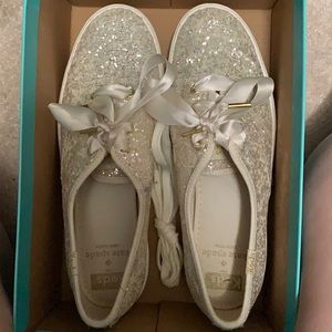 Kate Spade x Keds glitter sneakers